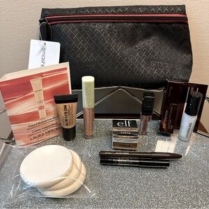 New 10 piece Makeup set (lipstick, blush, eyeliner, primer, and more)